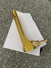 тела датчика термометра 50mm в-образность 100mm стеклянного биметаллического алюминиевого золотая покрытая
